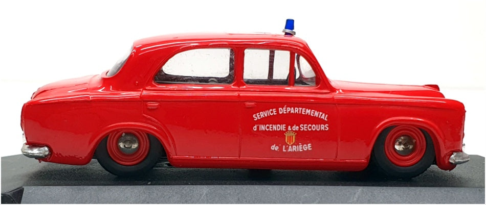 Eligor 1/43 Scale Diecast 1356 - Peugeot 403 Pompier Fire Car - Red