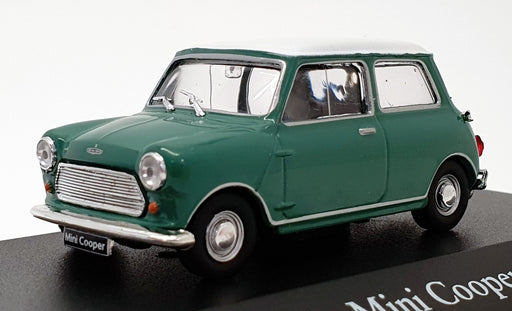 Atlas Editions 1/43 Scale 2 891 020 - 1961 Austin Mini Cooper - Green/White