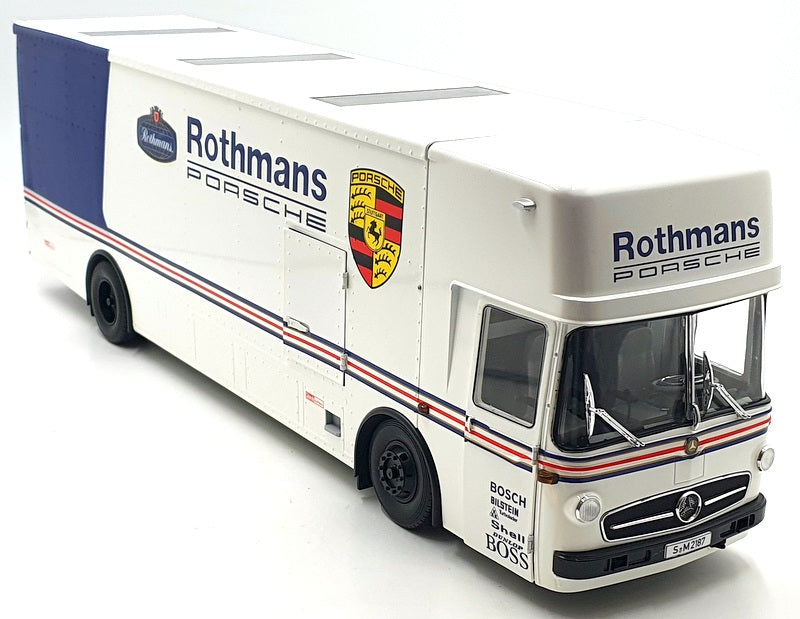 CMR 1/18 Scale CMR151 - Mercedes Benz 0317 Racing Car Transporter - Porsche
