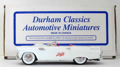 Durham 1/43 Scale DC33 - 1955 Ford Thunderbird Schlitz 1 Of 150 White