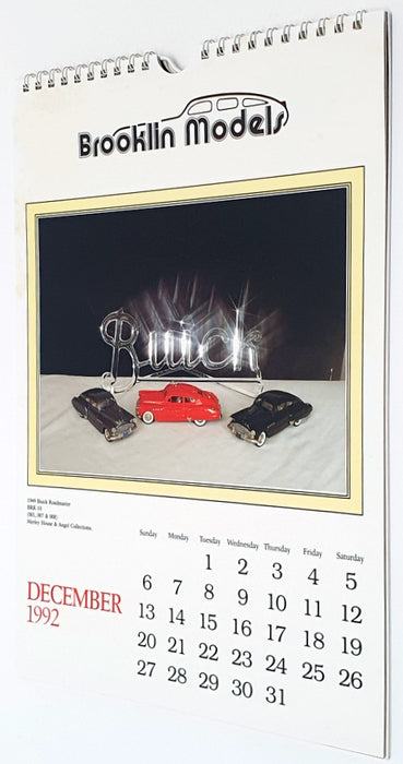 Brooklin Models BRC500 - 1992 Colour A4 Calendar - 1 Of 500 RARE!