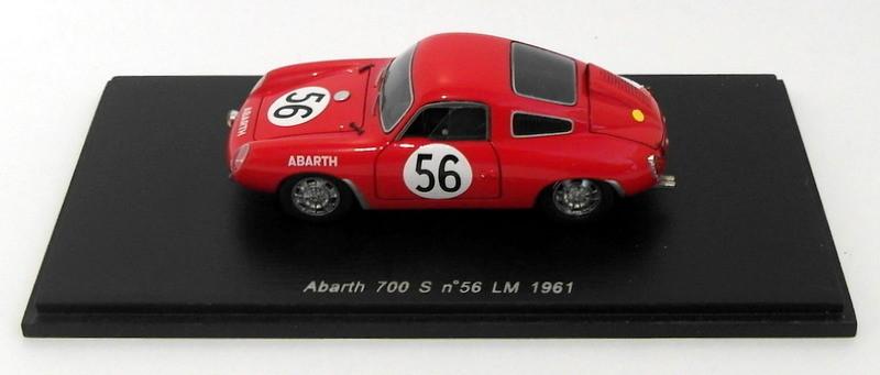 Spark Models 1/43 Scale Resin S1337 - Abarth 700 S #56 Le Mans 1961