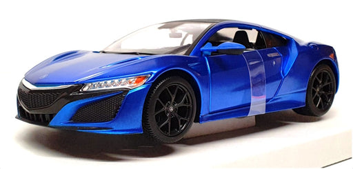 Maisto 1/24 Scale Diecast 31234 - 2018 Acura NSX - Met Blue