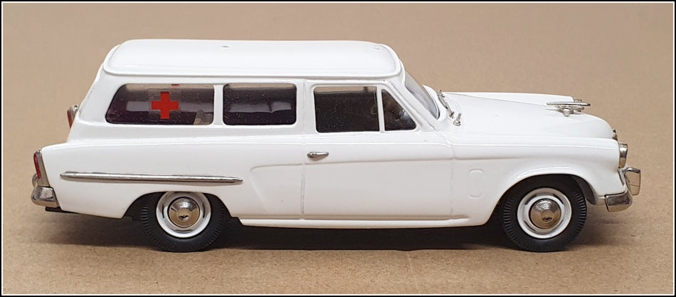 Brooklin Models 1/43 Scale CSV02 - 1954 Studeaker Conestoga Ambulet - White