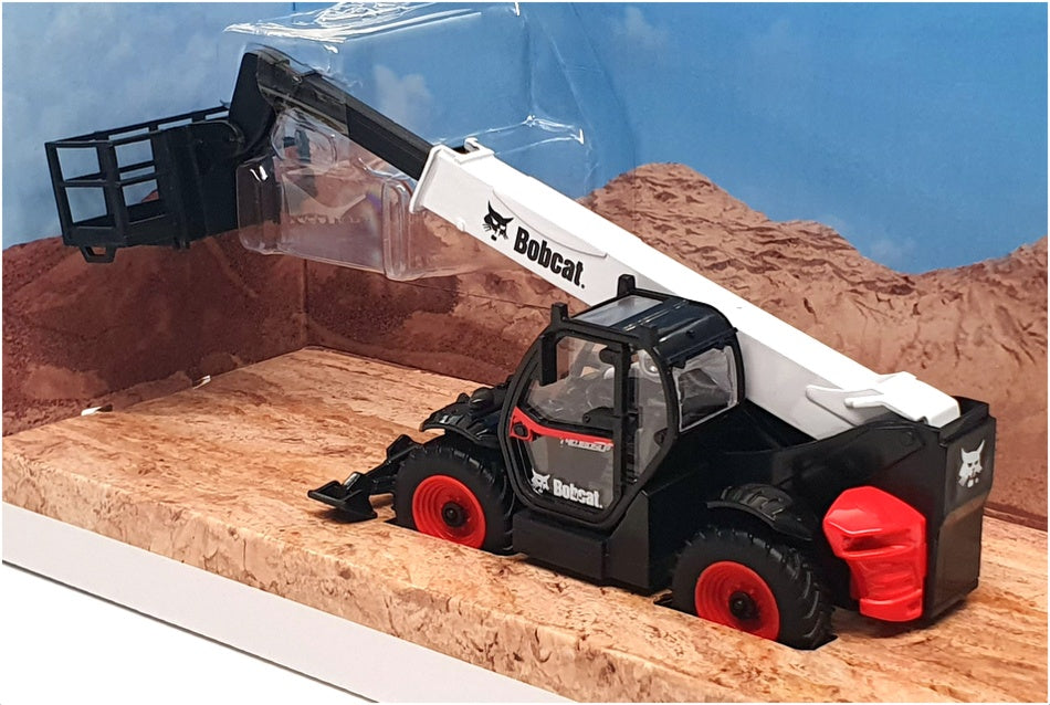 Burago 1/50 Scale 18-32088 - Bobcat Telescopic Telehandler With Man Platform
