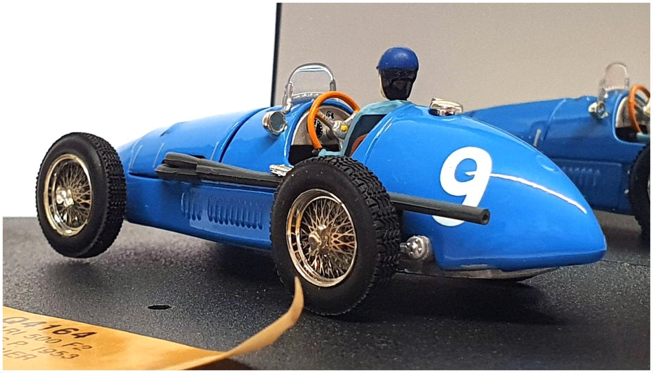 Quartzo 1/43 Scale Q4164 - F1 Ferrari 500 F2 British GP 1953 #9 L. Rosier - Blue