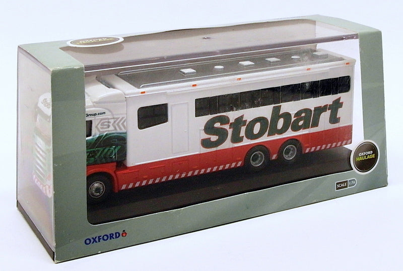 Oxford Diecast 1/76 Scale 76SHL02HB - Scania Highline Horsebox - Stobart