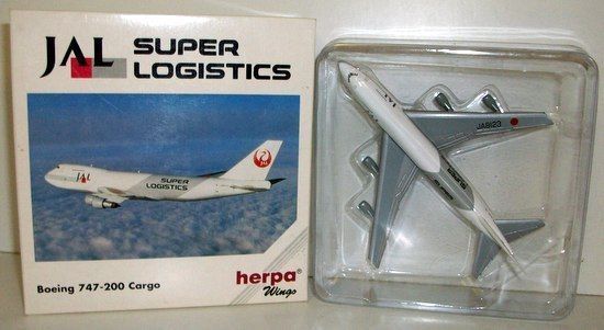 HERPA 1/500 - 502481 BOEING 747-200 - JAL SUPER LOGISTICS