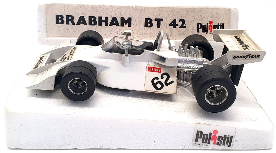 Polistil 1/25 Scale Model Car FX8 - F1 Brabham BT 42 - White #62