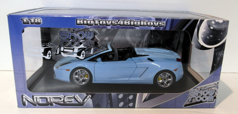 Norev 1/18 Scale - 187951 Lamborghini Gallardo Spyder light blue