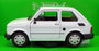 Welly 1/24-27 Scale Model Car 24066W - Fiat 126 - White