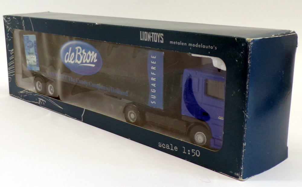 Lion Toys 1/50 Scale Diecast No.36 - DAF 95 XF Truck & Trailer - De Bron