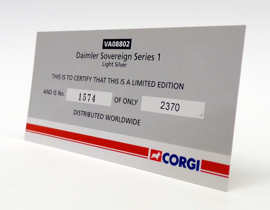 Vanguards 1/43 Scale VA08802 - Daimler Sovereign - Light Silver