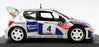 Altaya 1/43 Scale AL31319C - Peugeot 206 WRC - Mille Miglia Rally 2003