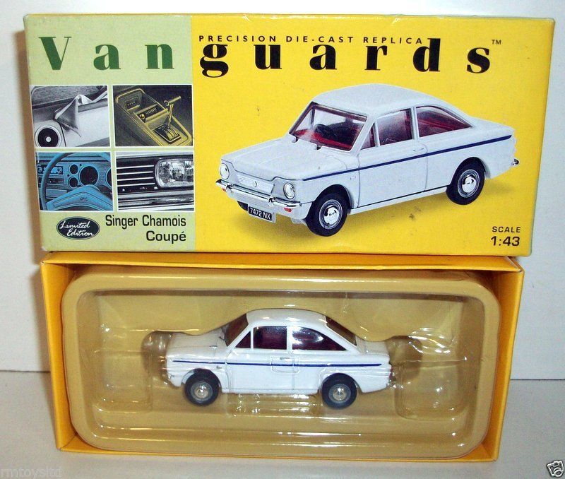 VANGUARDS 1/43 VA40003 SINGER CHAMOIS COUPE POLAR WHITE