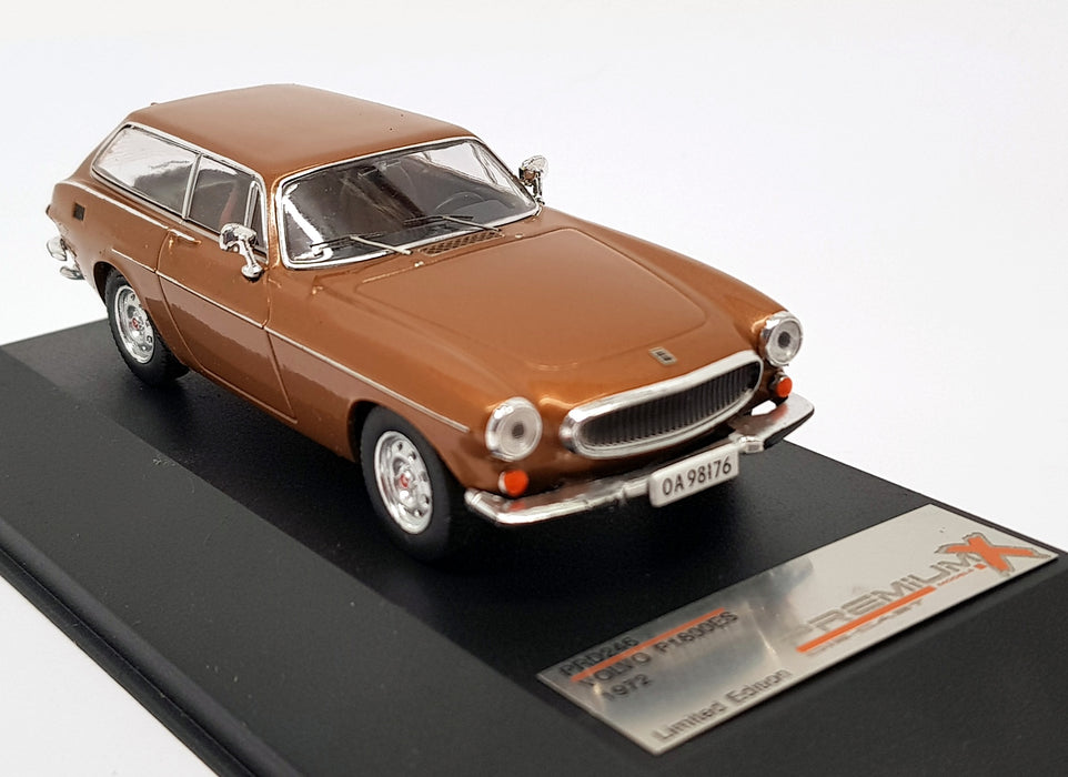 Premium X 1/43 Scale Model Car PRD246 - 1972 Volvo P1800 ES - Champagne