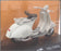Altaya 1/18 Scale Diecast #32 - 1955 Piaggio Vespa 150 - Lt Grey