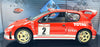 Solido 1/18 Scale Diecast 203 795-01 - Peugeot 206 WRC RMC 2003 Burns #2