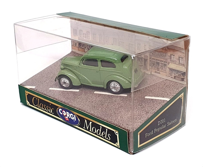 Corgi 1/43 Scale Diecast D701 - Ford Popular Saloon - Green