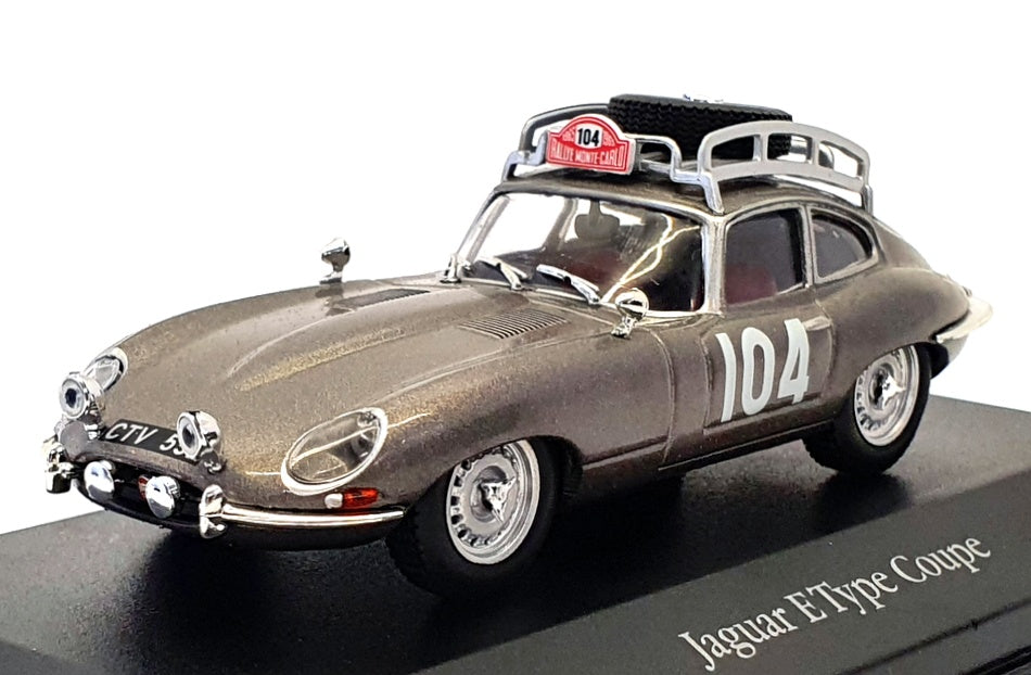Atlas Editions 1/43 Scale 4 641 115 - 1961 Jaguar E Type - #104 Monte Carlo