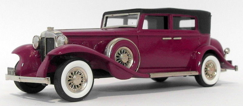 Brooklin 1/43 Scale BRK96  - 1931 Marmon Sixteen 4Dr Convertible Sedan Purple