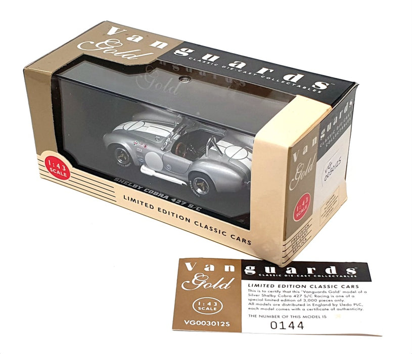 Vanguards Gold 1/43 Scale VG003012S - Shelby Cobra 427 S/C - Silver