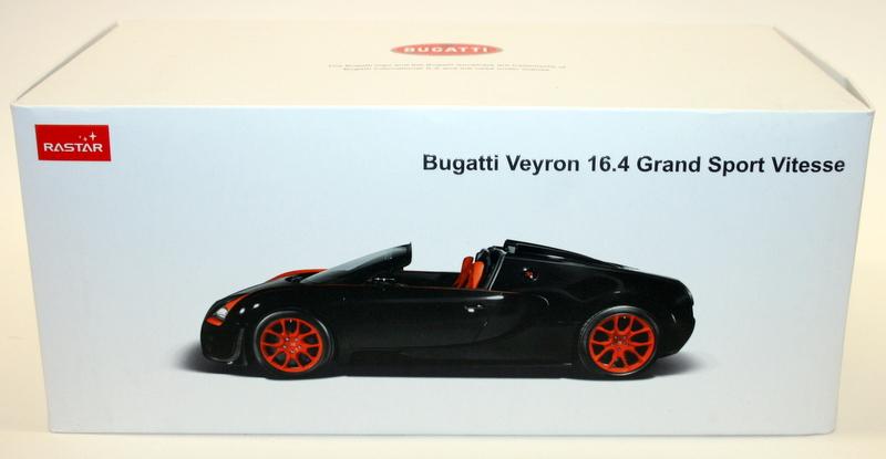 Rastar 1/18 Scale Model 43900 - Bugati Veyron 16.4 Grand Sport Vitesse - Orange