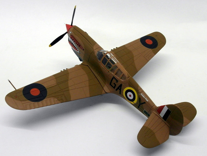 Armour 1/48 Scale Diecast - B11B625 Curtiss P40 Kittyhawk Mk1 UK RAF-112 Sqn