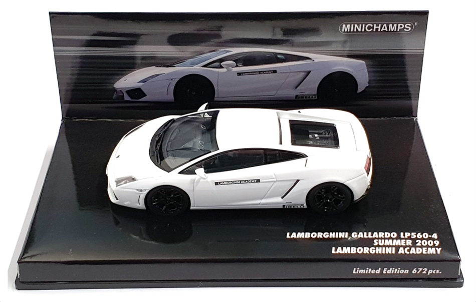 Minichamps 1/43 Scale 436 103801 - 2008 Lamborghini Gallardo LP560-4 - White