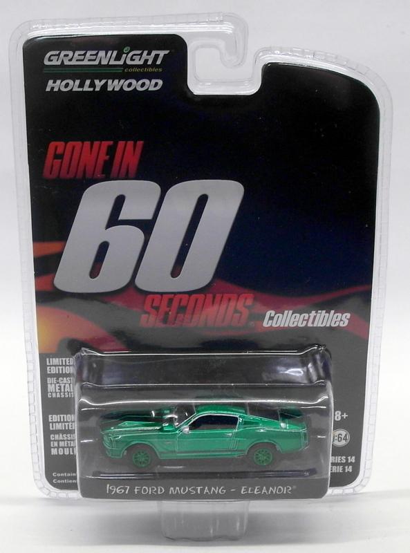 Greenlight 1/64 Scale 44742 - 1967 Ford Mustang Eleandr Gone In 60 Seconds RARE!