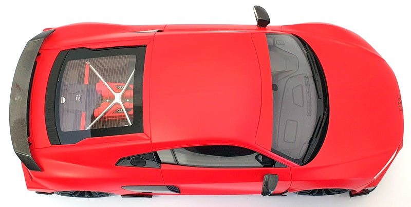 GT Spirit 1/18 Scale Model Car GT282 - 2019 Audi R8 ABT - Matt Red