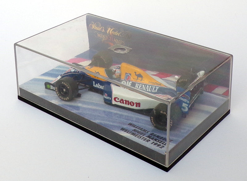 Minichamps 1/43 Scale NM01 - F1 Williams Renault #5 Nigel Mansell Weltmeister 92