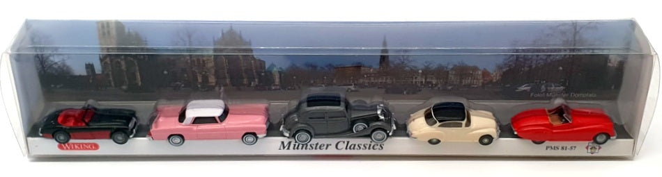 Wiking 1/87 Scale PMS 81-57 - Munster Classics III 5 Piece Set