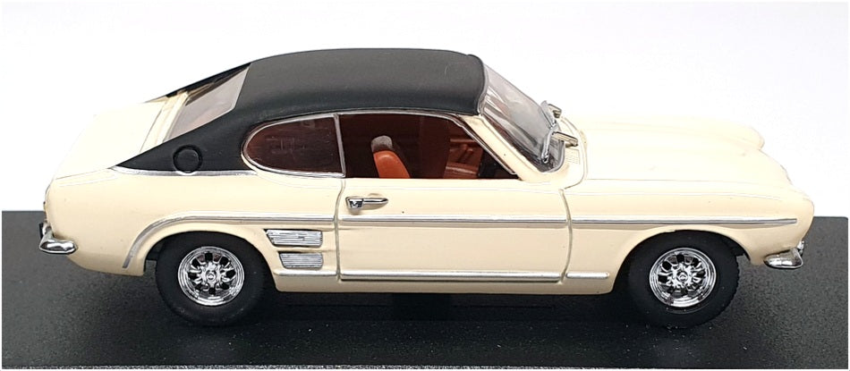 Detail Cars 1/43 Scale ART304 - 1969 Ford Capri 3000E - Cream/Black