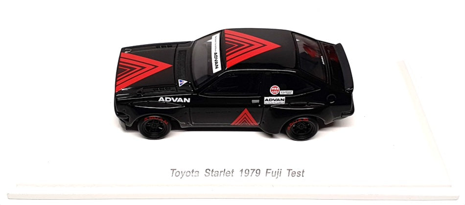 Spark Reve 1/43 Scale Resin R70238 - 1979 Toyota Starlet Fuji Test - Black