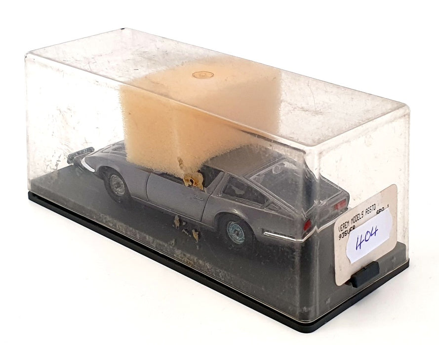 Verem 1/43 Scale Diecast 404 - 1969 Maserati Indy Coupe - Metallic Grey