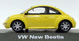 Schuco 1/43 Scale Model Car 04532 - VW New Beetle - Yellow