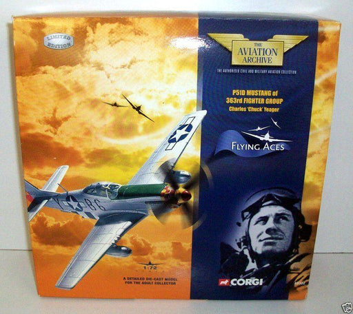 CORGI 1/72 49302 P51D MUSTANG OF 363RD FIGHTER GROUP CHARLES CHUCK YEAGER