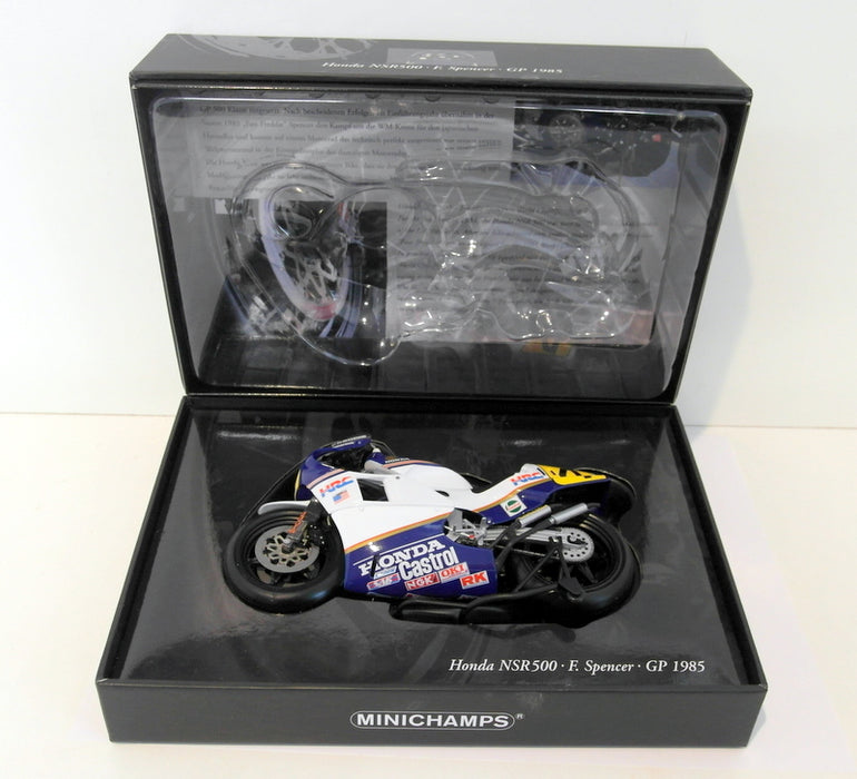 Minichamps 1/12 Scale Diecast 122 850004 Honda NSR 500 Freddy Spencer GP 1985