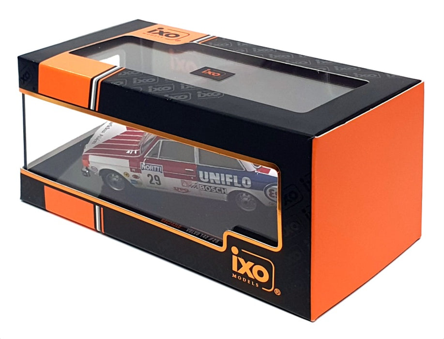 Ixo 1/43 Scale Diecast RAC343LQ - Volvo 142 #29 1000 Lakes Rally 1973