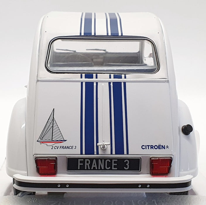 Z Models 1/12 Scale ZMD1200104 - 1983 Citroen 2CV France 3 - White/Blue
