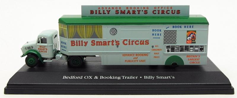 Atlas Editions 1/76 Scale 4 654 103 Bedford OX & Booking Trailer Billy Smart's