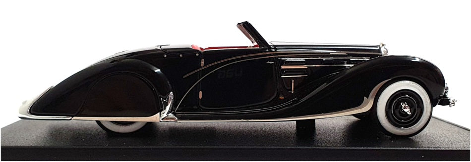 Look Smart 1/43 Scale LS394B - 1939 Bugatti 57C Cabriolet Gangloff - Black