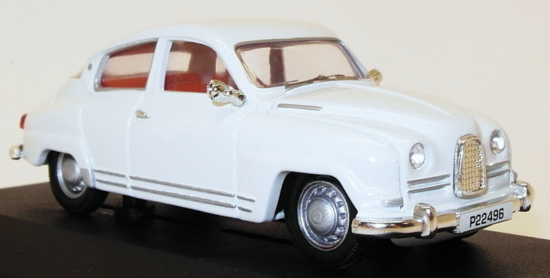 Vanguards 1/43 Scale Model Car VA07701 - Saab 96 Saloon - White