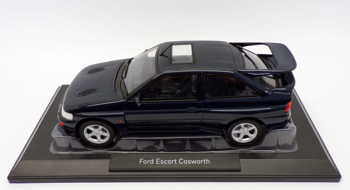 Norev 1/18 Scale 182777 - 1992 Ford Escort Cosworth - Dark Metallic Blue