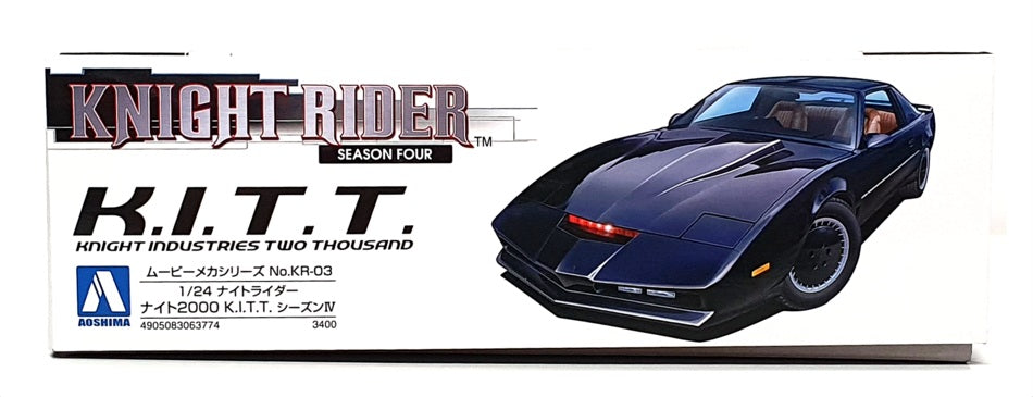Aoshima 1/24 Scale Unbuilt Kit 063744 - Knight Rider K.I.T.T. Season 4