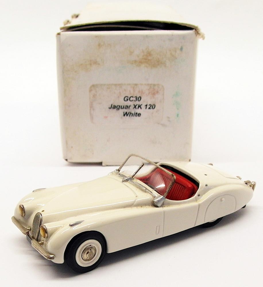Gems & Cobwebs 1/43 Scale Model Car GC30 - 1950 Jaguar XK120 - White
