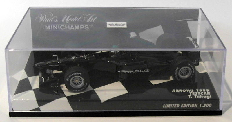 Minichamps 1/43 Scale 430 990184 - F1 Arrows Testcar 1999 - #14 T.Takagi
