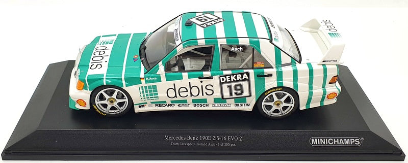 Minichamps 1/18 Scale 155 913619 Mercedes-Benz 190E 2.5 Zackspeed 1991 Asch #19