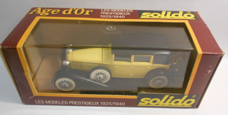 Solido 1/43 Scale Metal Model - SO229 CORD L 29 55  YELLOW
